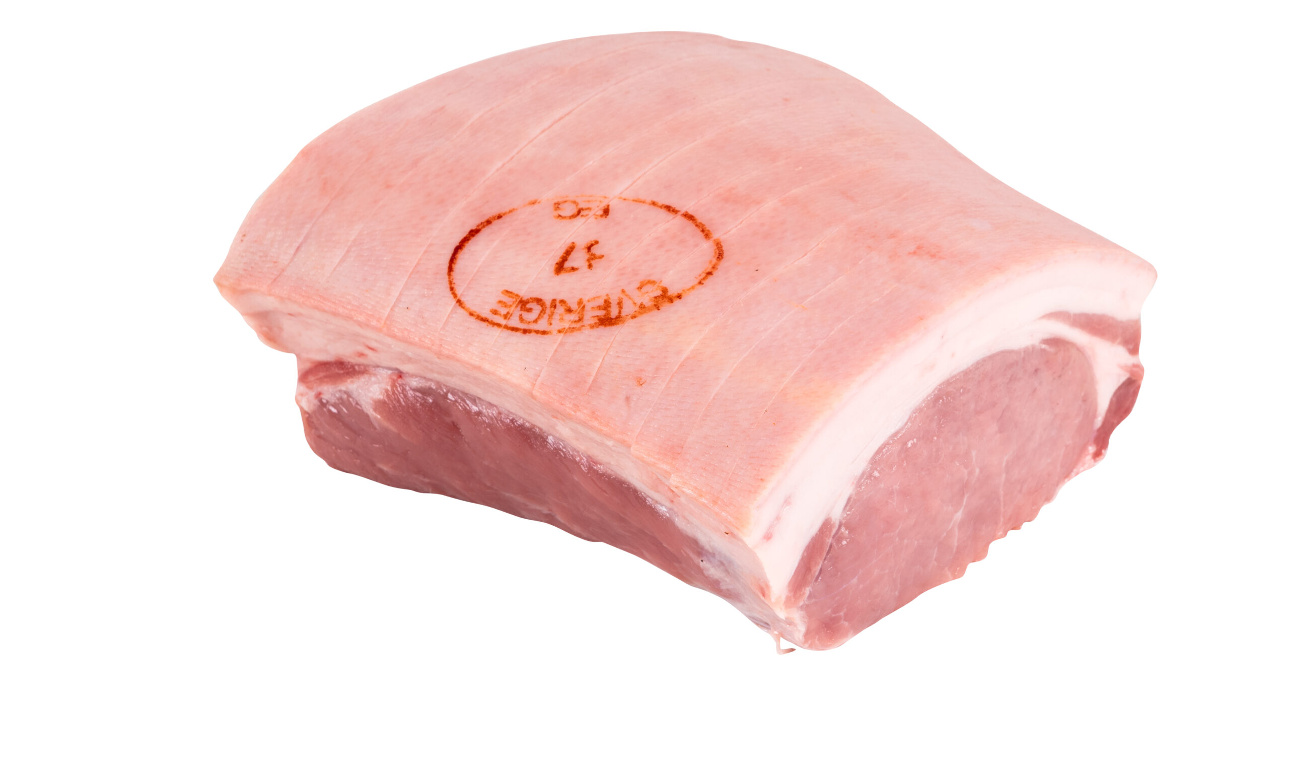 Kotlett i bit bf med svål (Dansk Fläskestek)